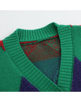 Cozy Colorful Sweater Cardigan