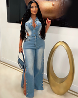 Sharlene Light Denim Jumpsuit