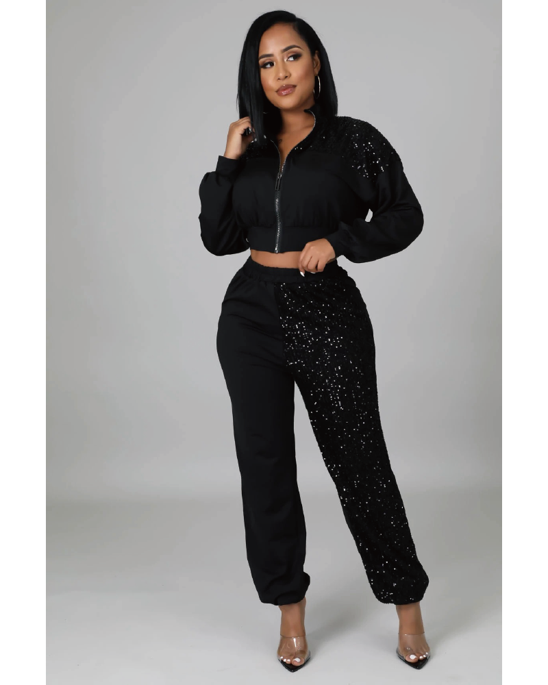 BLACKOUT PANT SET