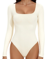 Real Feel Square Neck Bodysuit