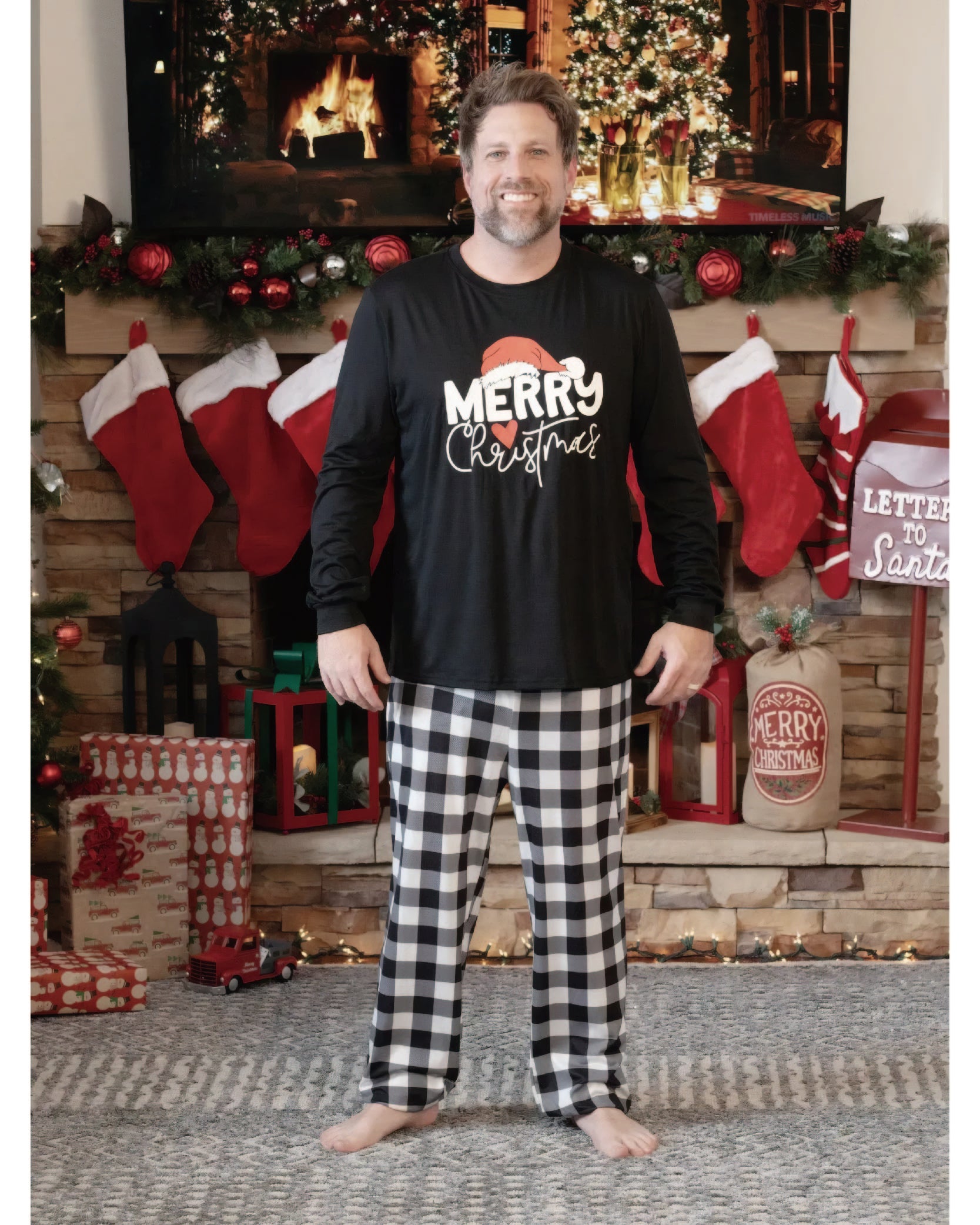 Home For Christmas Holiday PJ Set