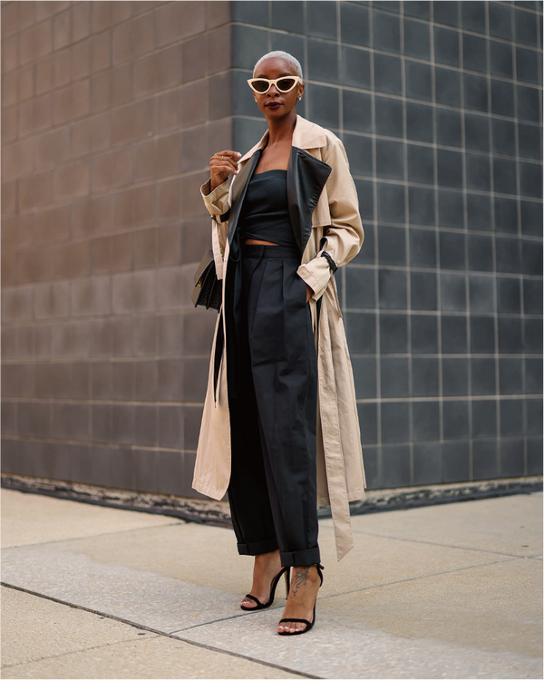 Hummus Trench Coat