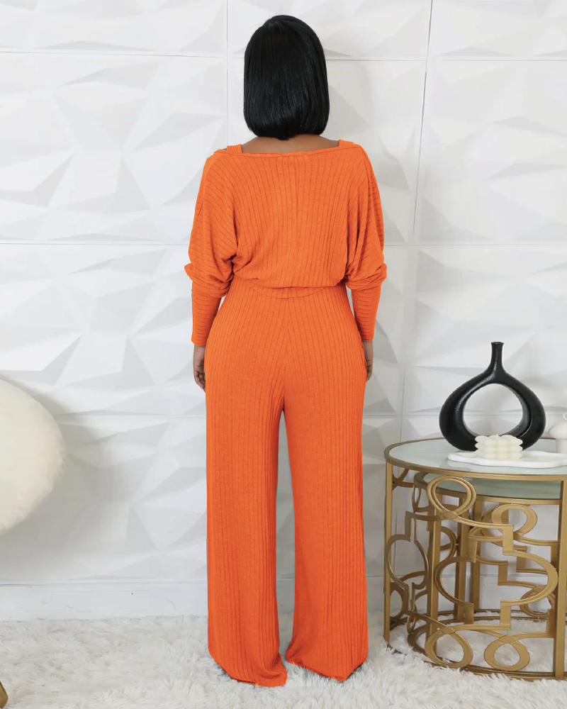 2pc New Story Jumpsuit Set