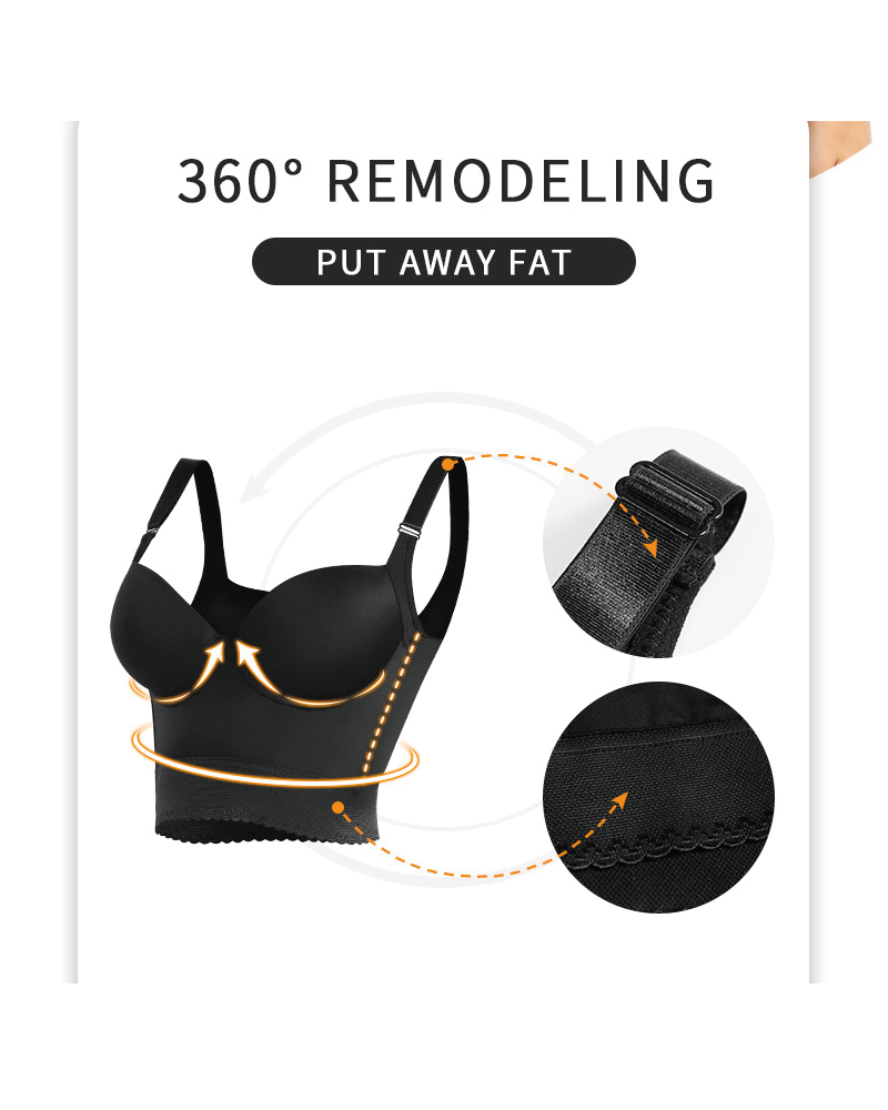 Built-In Longline Push-Up Bra