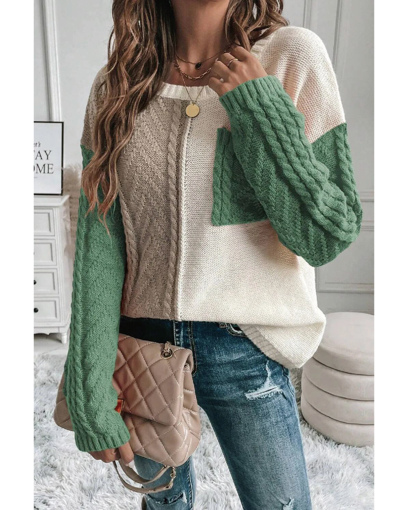 Johnnie Colorblock Sweater