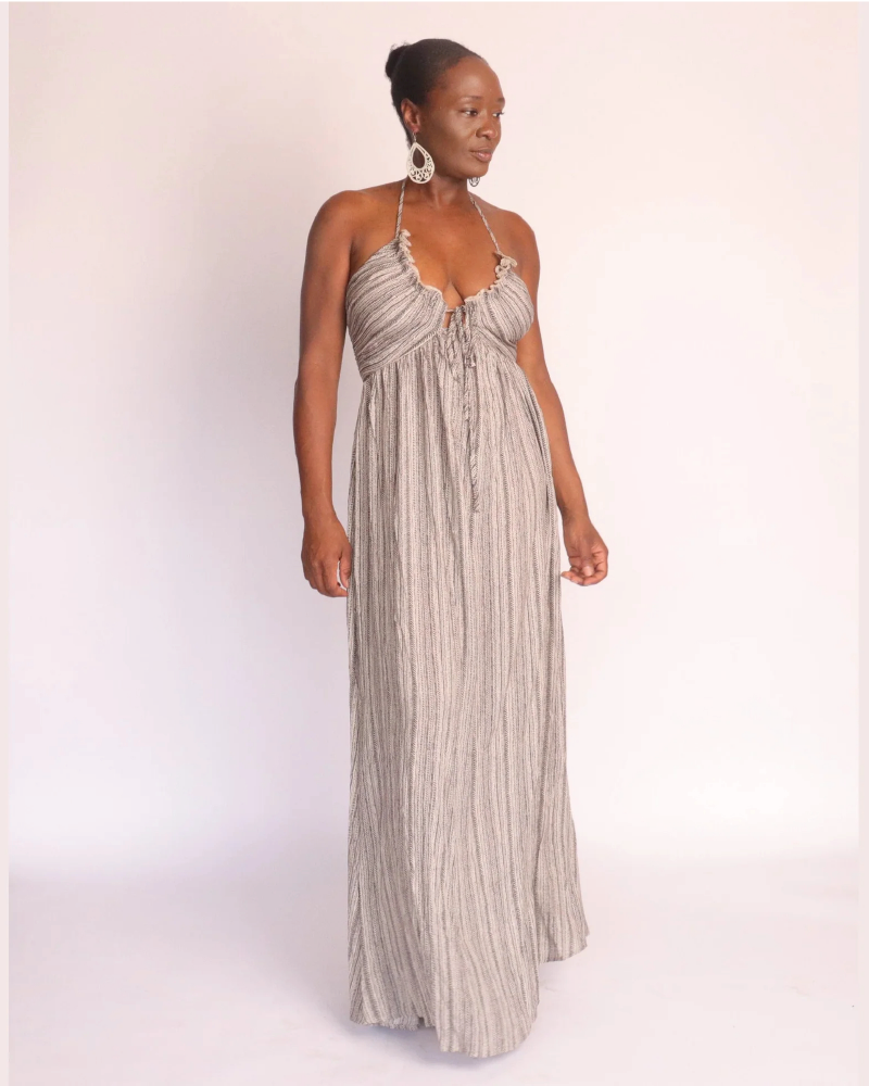 Lila Halter Maxi Dress