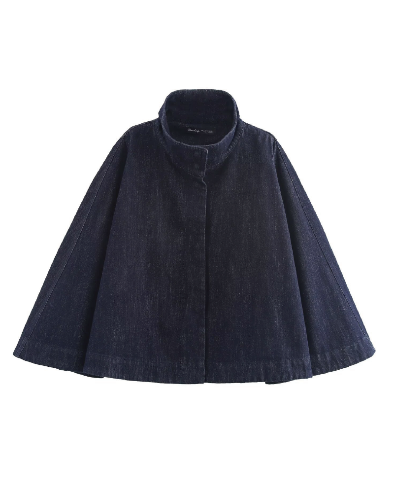 Visions Of You Denim Cape