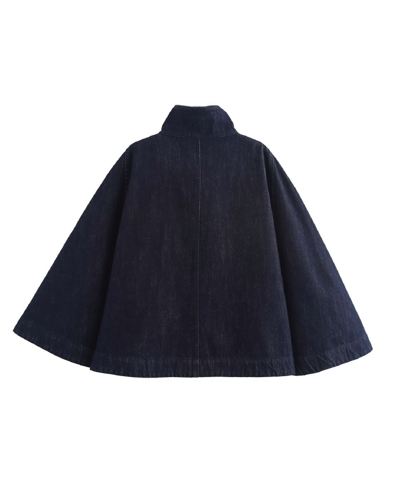 Visions Of You Denim Cape