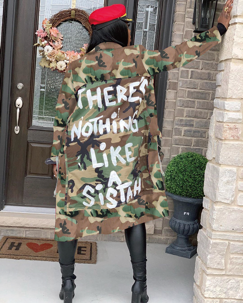 Sistah Camouflage Jacket