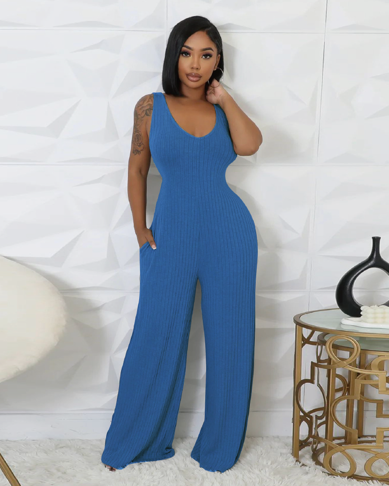 2pc New Story Jumpsuit Set