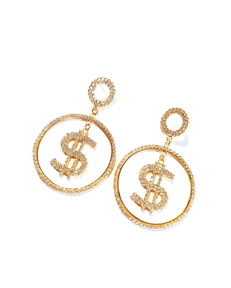 Money Stud Earrings