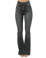 Katt Flare Button Jeans