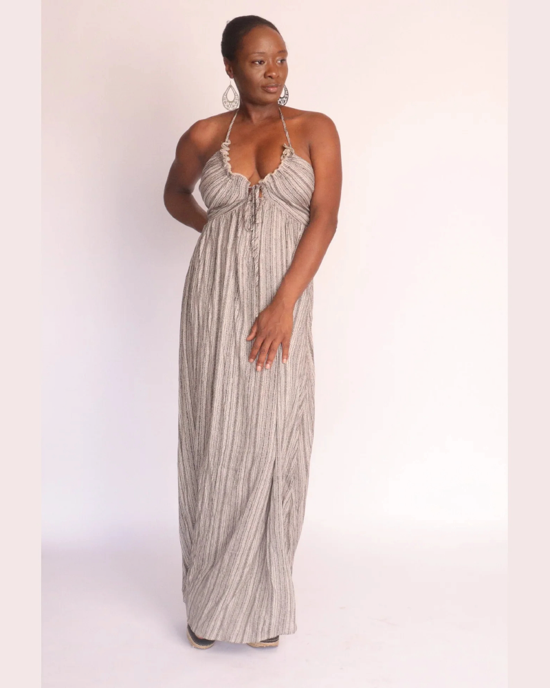 Lila Halter Maxi Dress