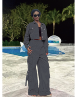 Azelie Cargo Pant Set