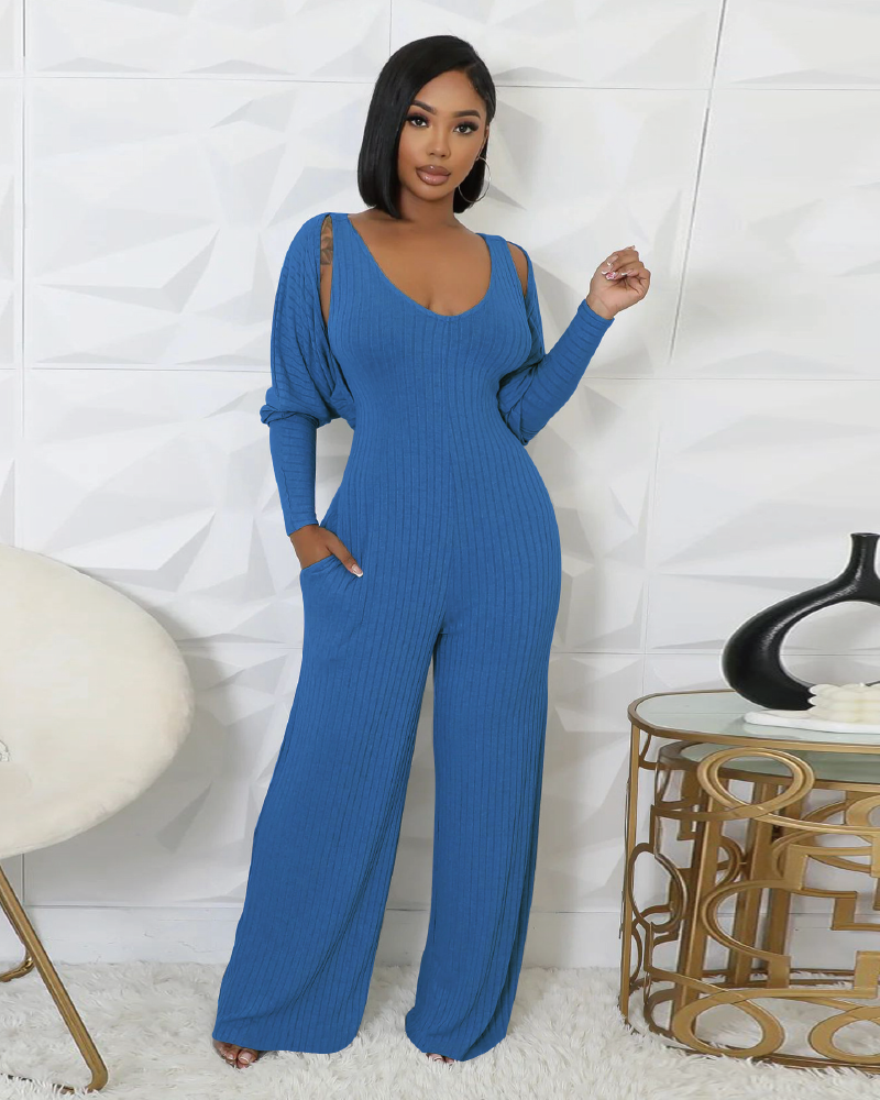 2pc New Story Jumpsuit Set