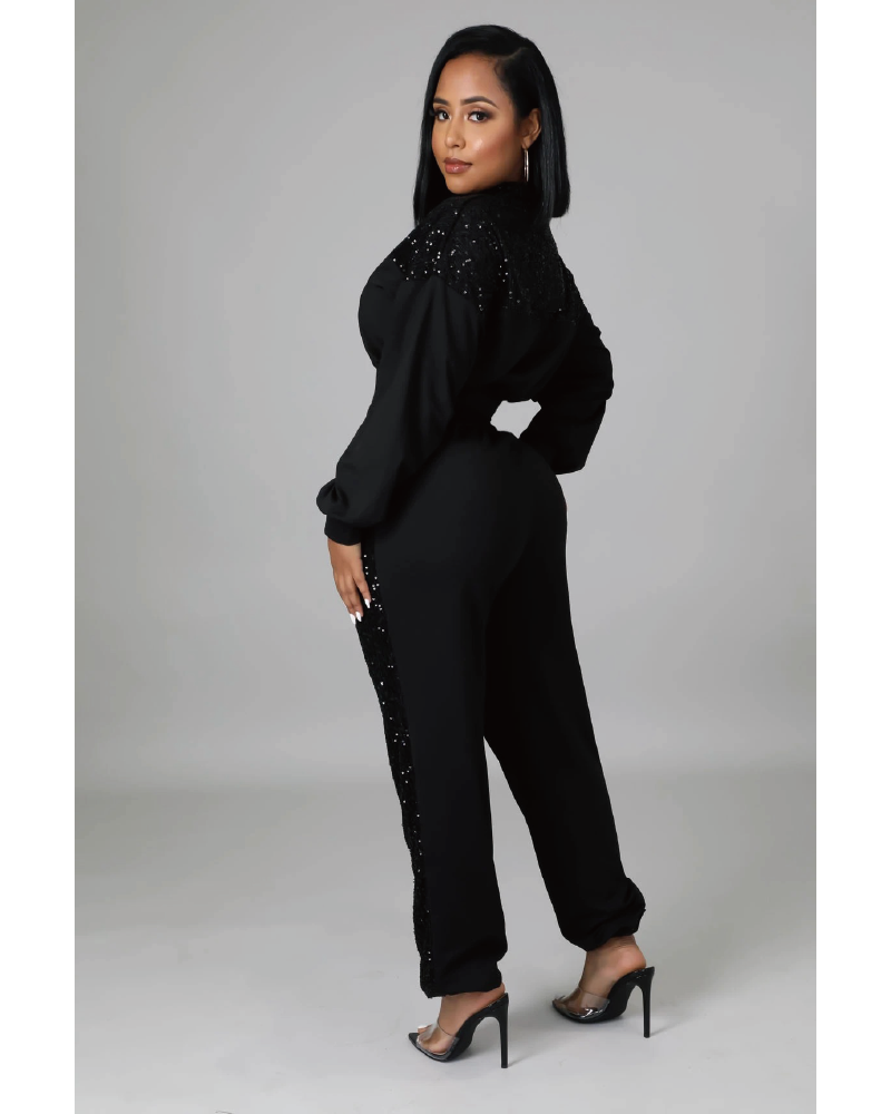 BLACKOUT PANT SET