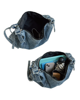 Denim Shoulder Handbag