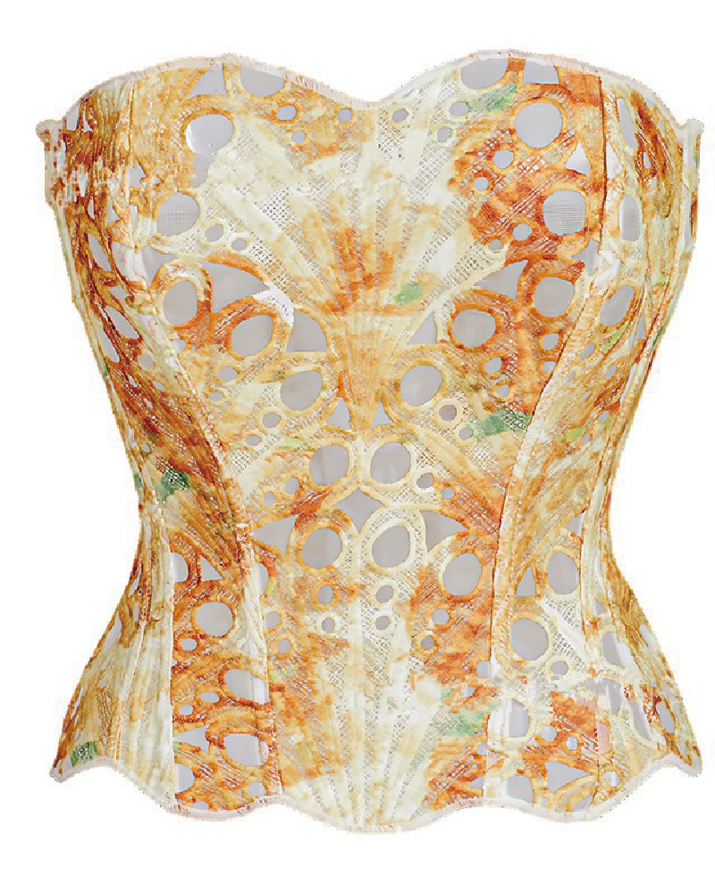 Lace Up Back Corset Top