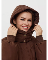 Hooded Long Down Puffer Parka Coat