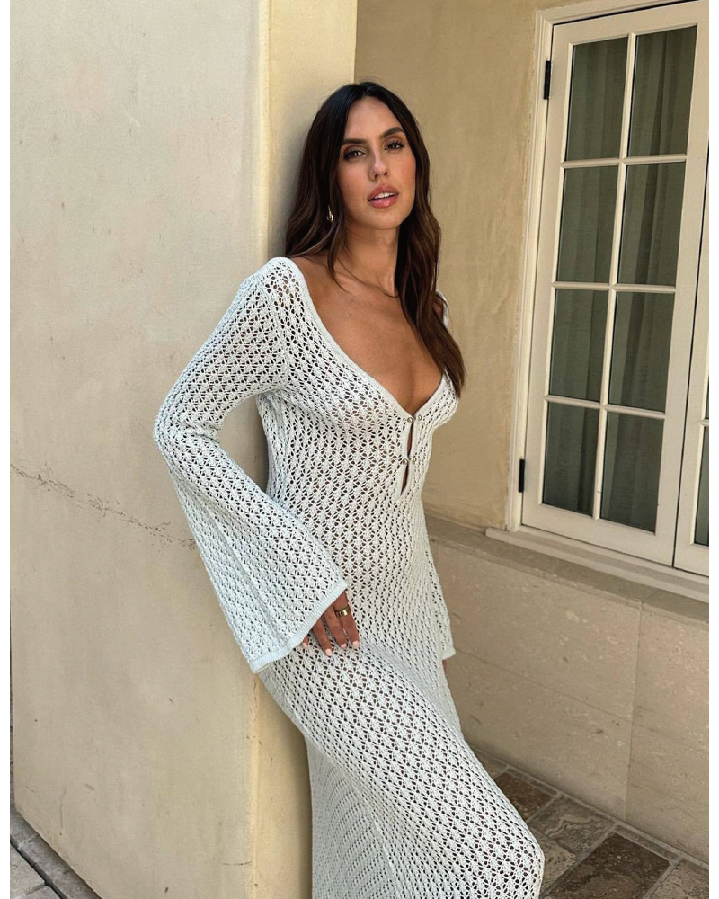 Soft Girl Crochet Cover Up