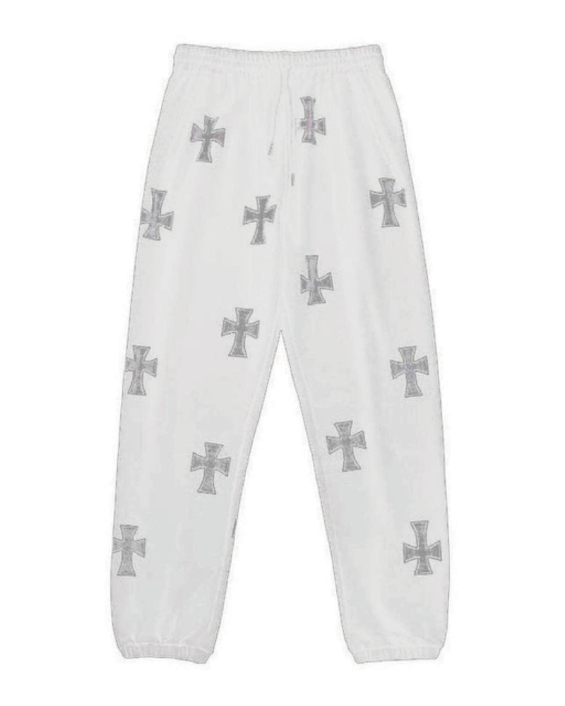 Cross Rhinestone Jogger Set