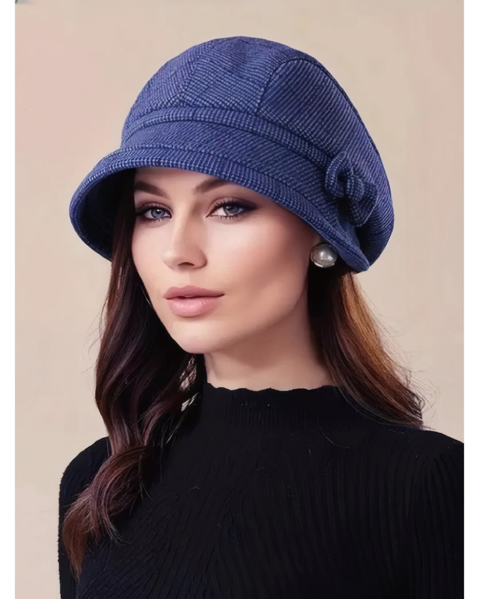 Fall Plaid Beret