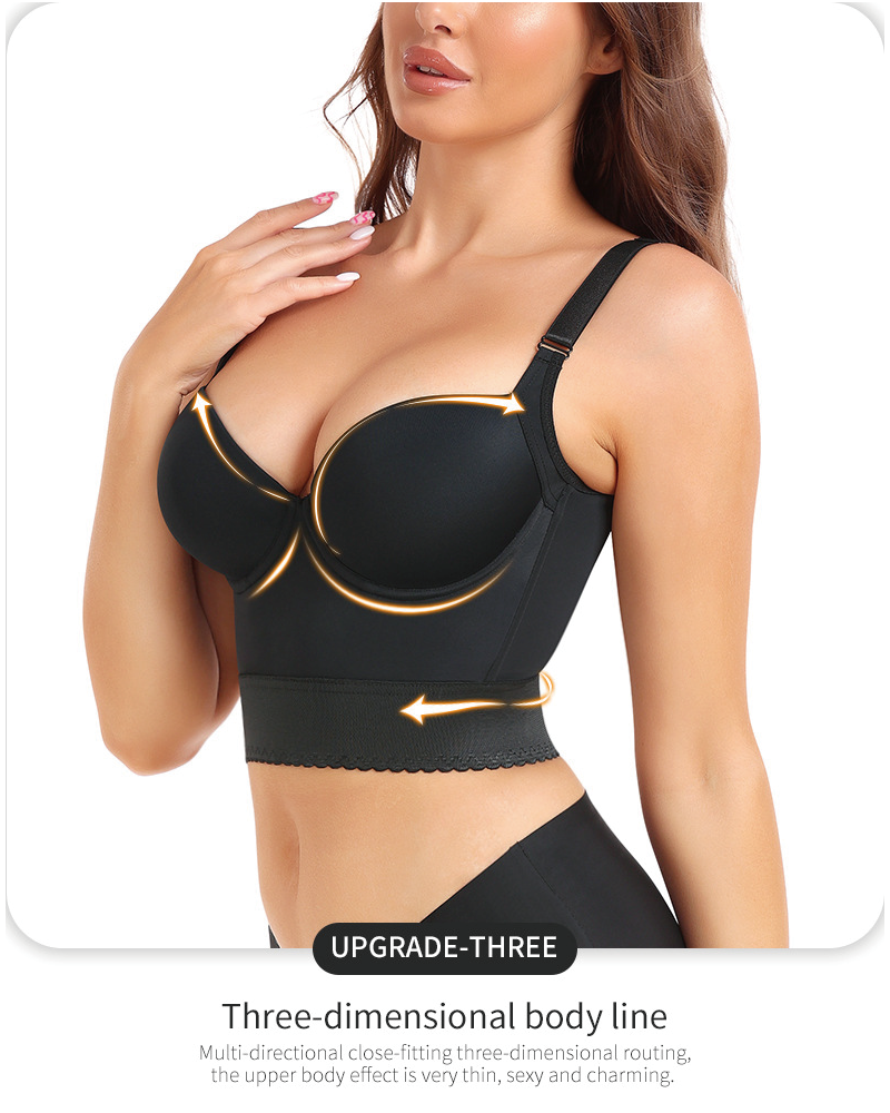 Built-In Longline Push-Up Bra