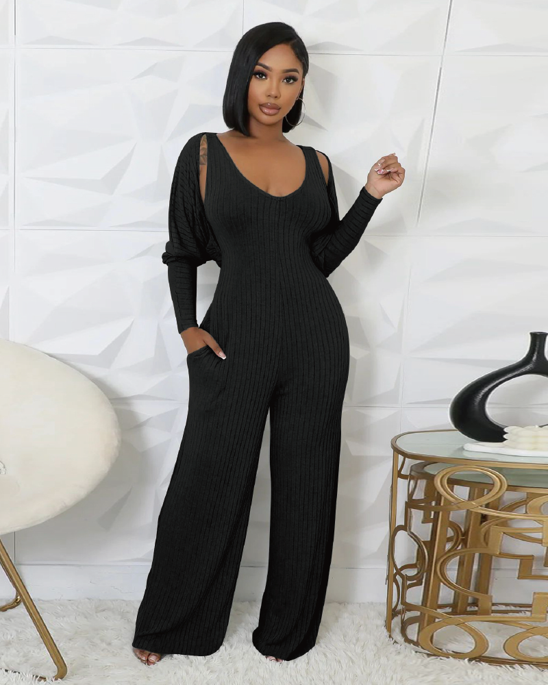 2pc New Story Jumpsuit Set