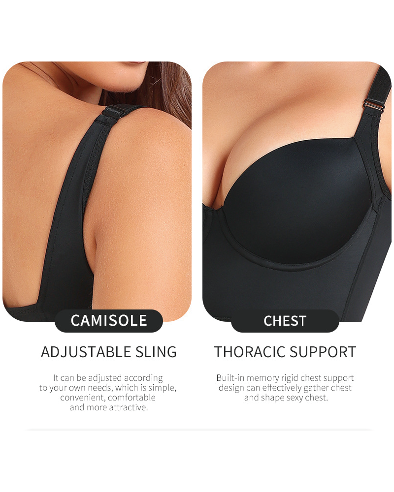 Built-In Longline Push-Up Bra