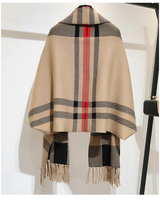 Aesthetica Two-Toned Shawl Poncho