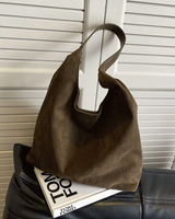 Suede Leather Tote