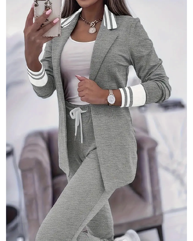 2pc New Location Blazer Pant Set