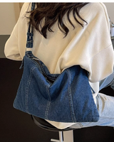 Denim Shoulder Handbag