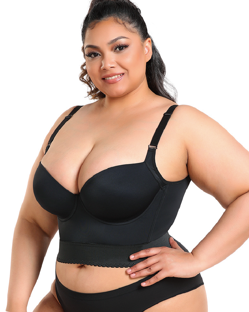 Built-In Longline Push-Up Bra