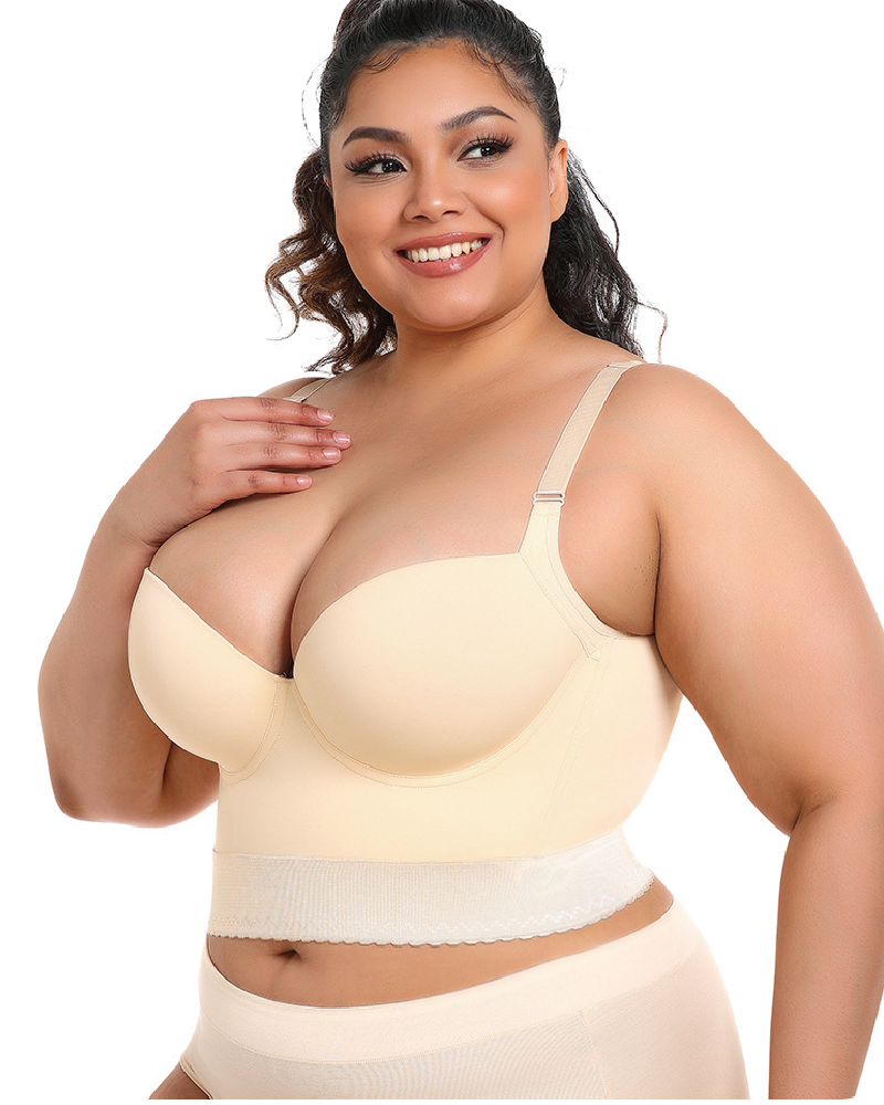 Built-In Longline Push-Up Bra