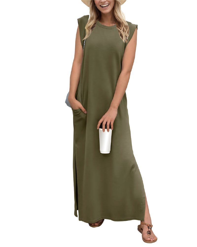 Wrinkle-Free Maxi Dress