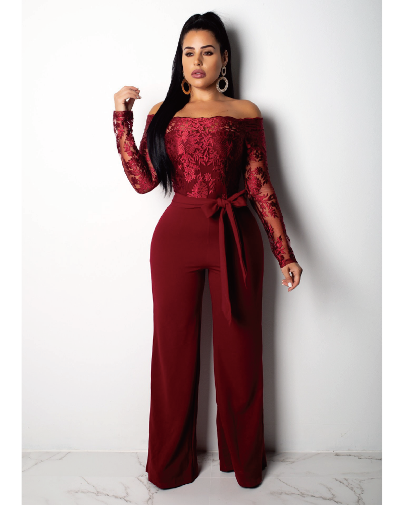 Elegant Lace Jumpsuit