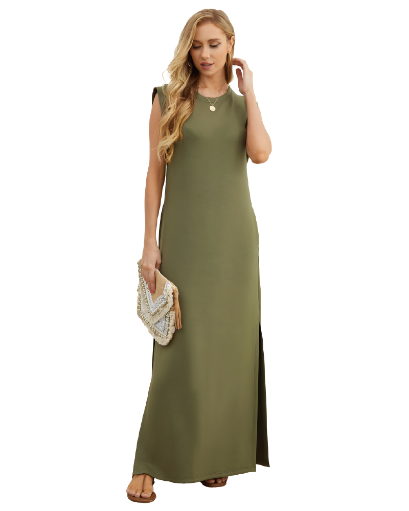 Wrinkle-Free Maxi Dress