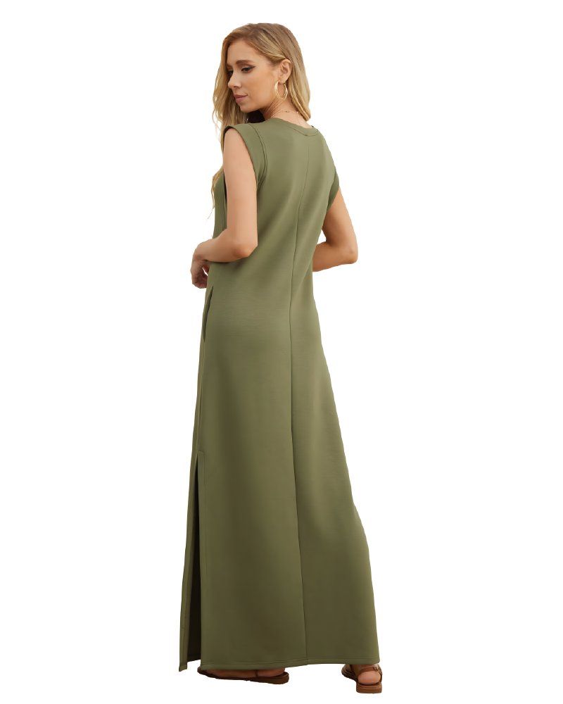 Wrinkle-Free Maxi Dress