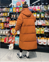 Hooded Long Down Puffer Parka Coat