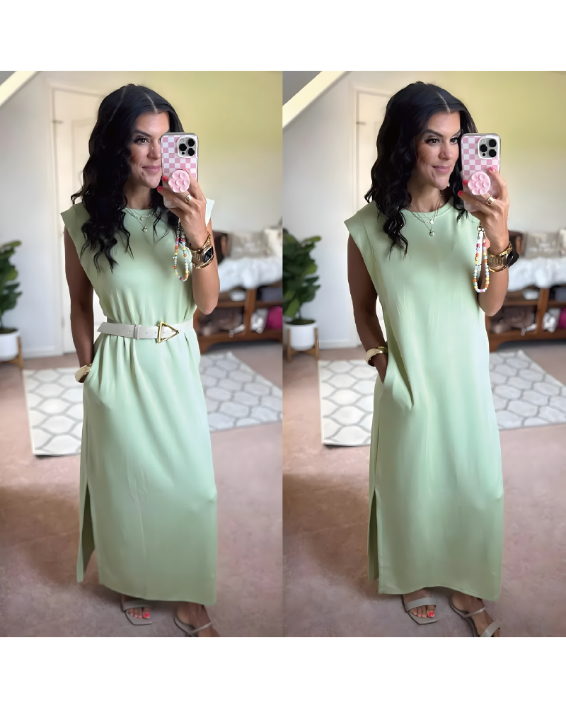 Wrinkle-Free Maxi Dress