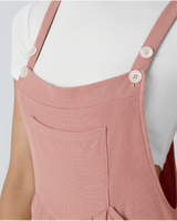 Waffle Casual Overalls with Pockets