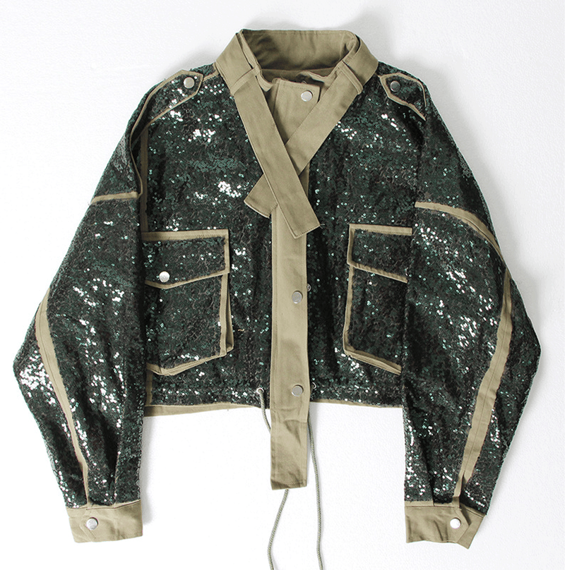 Doris Green Sequin Jacket