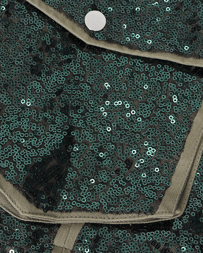 Doris Green Sequin Jacket