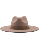 Bow Solid Color Fedora