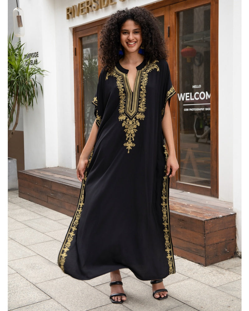 The Mystic Embroidered Kaftan Dress