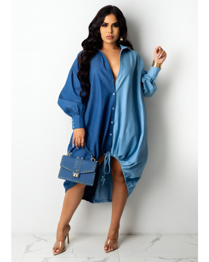 Easy Shift Shirt Dress