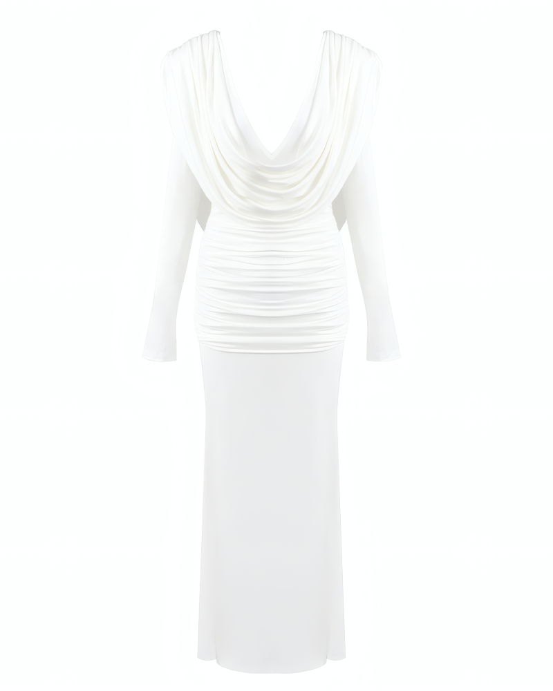 Hilana Draped Maxi Dress