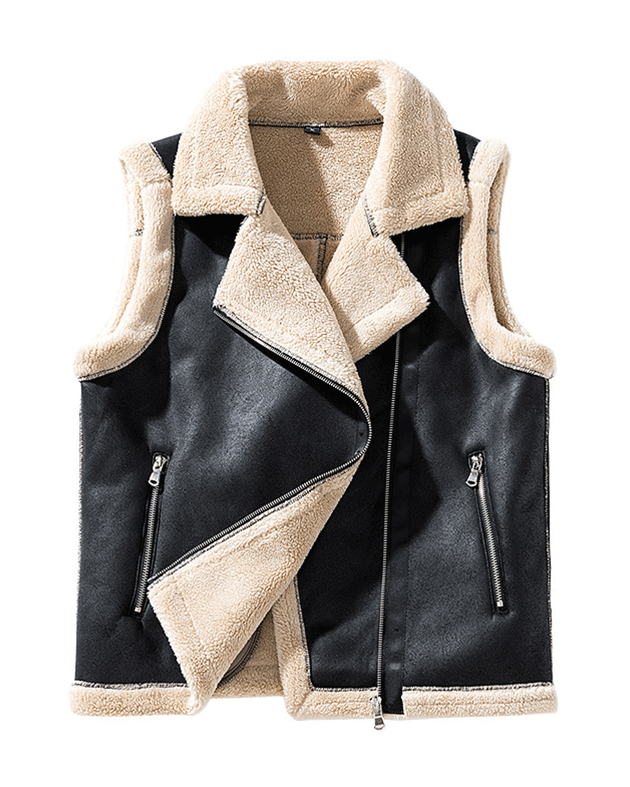 Come My Way Shearling Vest