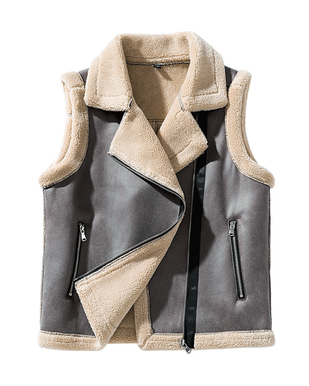 Come My Way Shearling Vest